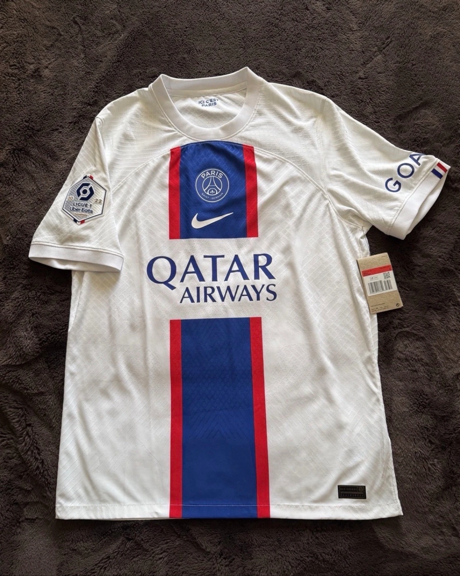 Camiseta oficial del PSG 2022/2023 vapor partido talla L Messi liga 1 nueva – photo 7